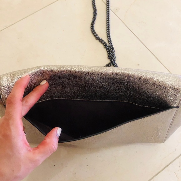 COACHAlexa Metallic Turnlock Clutch - Picture 8 of 12